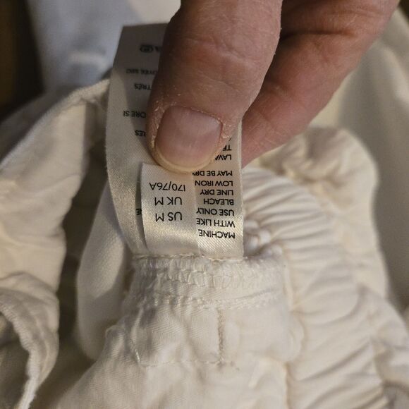 Free People Margate Pleated Barrel Trousers M Pleated Tapered Paperbag Waist - Picture 5 of 6